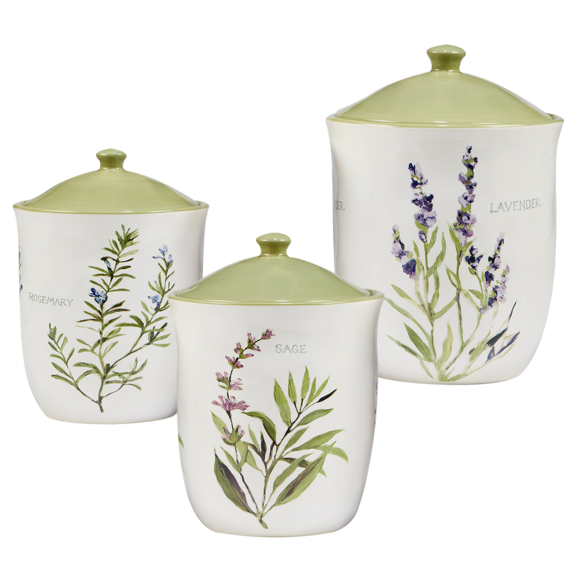 Icon herb outlet canister set